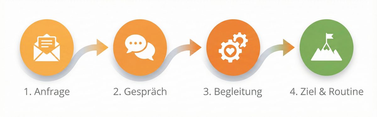 Grafische Darstellung des Ablaufs